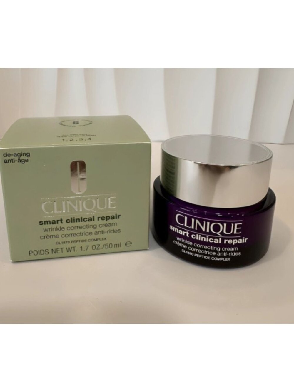 New Clinique Smart Clinical Repair Wrinkle Correcting Cream 1.7 oz/50 ml New